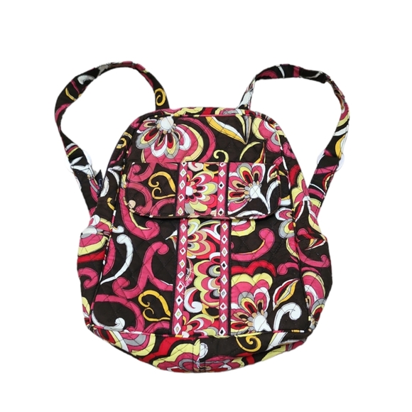 Vera Bradley Multicolor‎ Backpack Quilted Purse - Picture 1 of 5